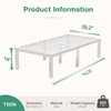 Novilla Twin Bed Frame, 14 Inch Metal Platform Bed Frame