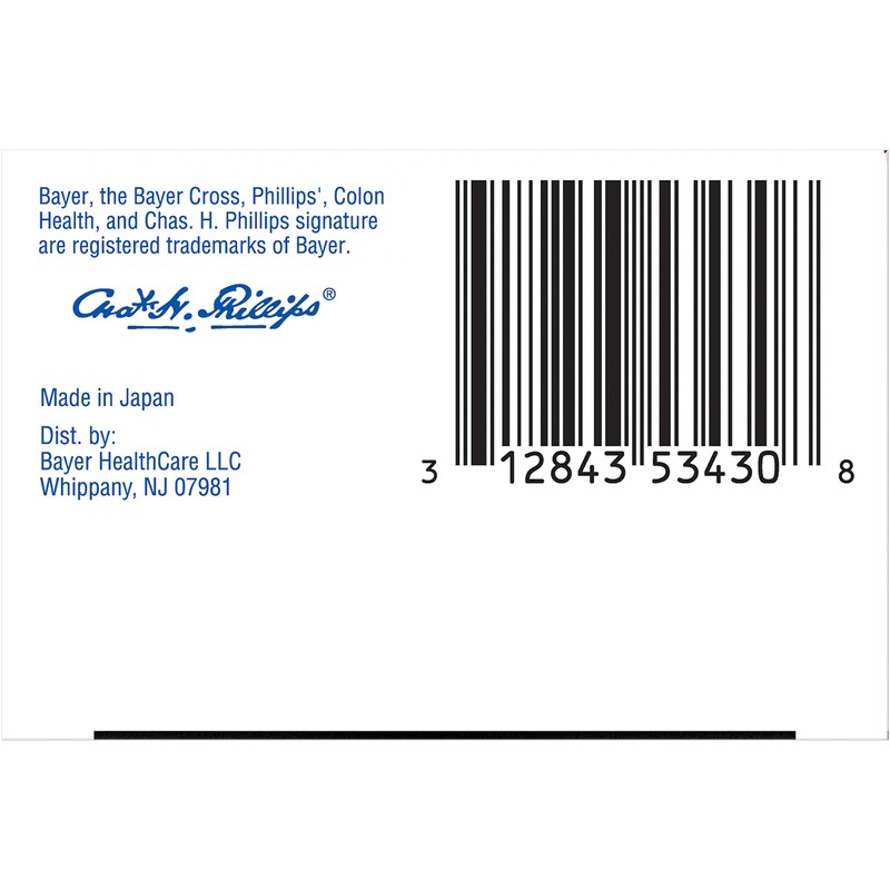 Phillips' Colon Health Probiotic Supplement - 30 Capsules, Pack of