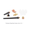 Welding Torch Accessories Kit Glass Cup Nozzle Brass Consumables for
