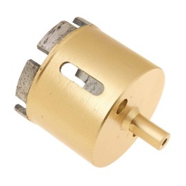 Drilax Diamond Hole Saw Drill Core Bit Heavy Duty Wet and Dry Use 2-3/4 inch for Brick, Concrete Block, Masonry 2 inches Depth of Cut - 3/8 inch Standard Shank DrilaxHD010070