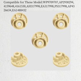 9709707 Mixer Rubber Foot, 5pcs Blender Bottom Pads Feet Replacement Parts Compatible with KitchenAid Stand Mixer, Accessories for WP9709707、EA317998、AP4326634、AP1376946、PS1488432