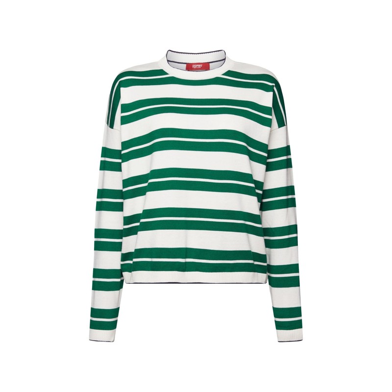 ESPRIT Women's 073ee1i301 Sweater, 302/Dark Green 3, L
