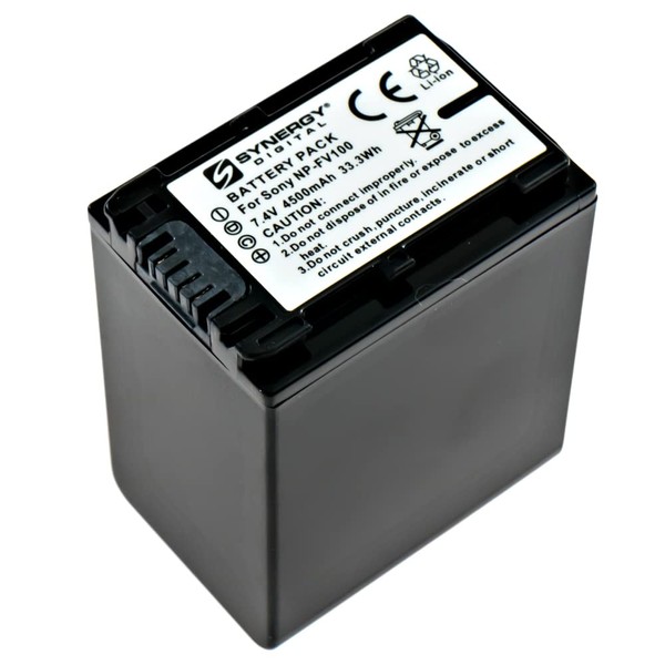 Synergy Digital Camcorder Battery, Compatible with Sony HDR-CX7 Camcorder, (li-ion,