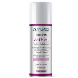 AnuMed International ANU-Est - Natural Bioidentical Estriol 2.5 Beauty Cream for Women 3.4oz