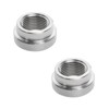 VGOL 2Pcs M18x1.5 Threads Stainless Steel Stepped Nut Bung O2
