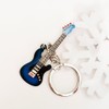 Pouoir guitar keychain for Men Mini Cute Bass Key Chain