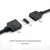 Jstincal (3-Pack) ARGB Extension Cable, 5V 3-Pin Addressable RGB Cable,