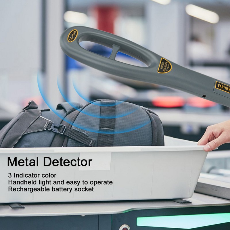 Metal Detector ProfessionalGrade HighSensitivity GC101H Handheld Security Scanner Tool