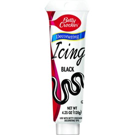 Betty Crocker Decorating Icing Black, 4.2500-ounces (Pack of6)