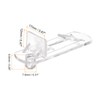 HARFINGTON 10pcs Cabinet Shelf Clips 7.9mm/0.31" Self-Locking Polycarbonate Plastic Shelf