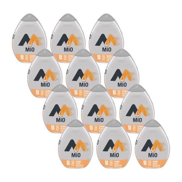 Mio Liquid Water Enhancer, Mango Peach, 1.62 OZ, 12-Pack