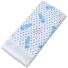 Kontex Imabari Towel, Face Towel, Fugoyomi, Ramune, Blue, 13.0 x 39.4 inches (33 x 100 cm) 27060