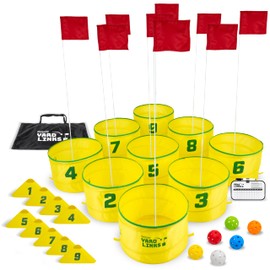 GoSports GoSports Yard Links Golf Game with 9 Buckets, Tee Markers and 6 Balls