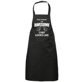 60 Second Makeover Limited This Is What An Awesome Chef Looks Like Black Apron Aprons For Cooking Gift Chef House Warming Kitchen Present Mothers Day