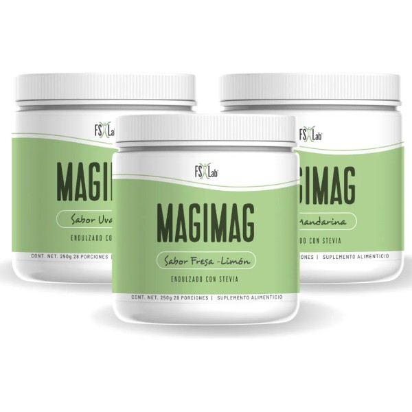 3 Botes De Citrato De Magnesio En Polvo Frank Suarez