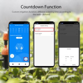 Sprinkler Timer Smart Water Timer: Zigbee Hose Watering Timer, Automatic Irrigation System Controller, App Remote Control, Tuya Zigbee Hub Required, Smart Hose Timer for Outdoor Watering