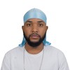 Silky Durag - Gorra de satén para hombre y mujer,