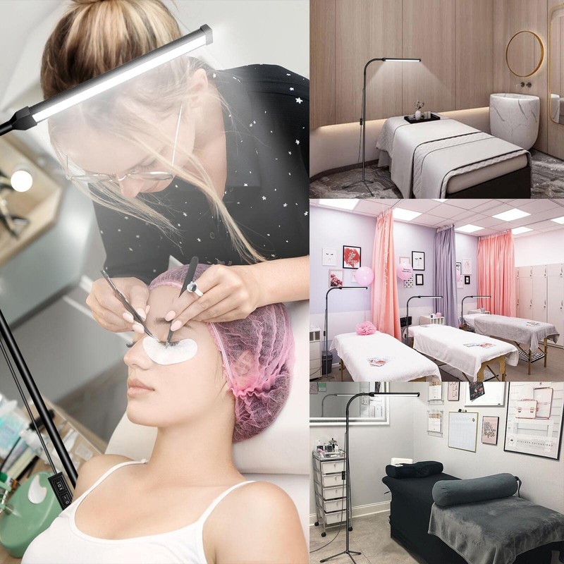 EBEST Led Floor Lamp for Eyelash Extensions Craft Task Lamps