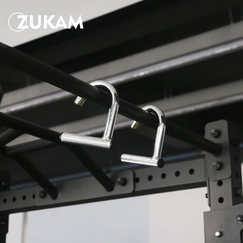ZUKAM Metal Resistance Band Handles Pull Up Handle with Grip
