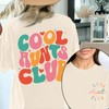 Wedsadl Aunt Shirt Cool Aunts Club T-Shirt for Women Auntie