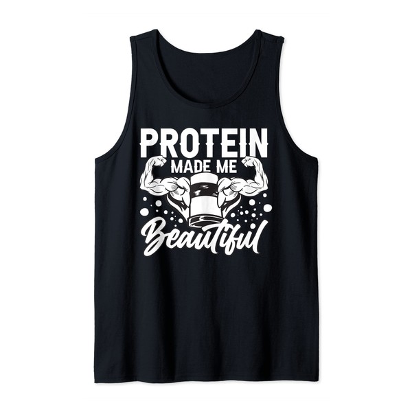 Protein Shakes Powder Whey Drinks Snacks Vegan Food Tank Top