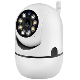 Retoo Surveillance Camera WLAN Indoor 1080p, IP Cam with App, 355° Swivel Camera, Motion Tracking, Pet Camera, Indoor Camera for Home, Baby, Video/Camera Surveillance, Ceiling Mounting, White