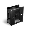 HILLMASTER Pocket Door Hardware, Matte Black Solid Brass Pocket Door