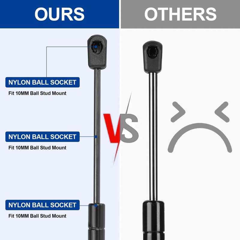 Krimocy Gas Struts 325mm 160N Shocks Spring Lift Support for