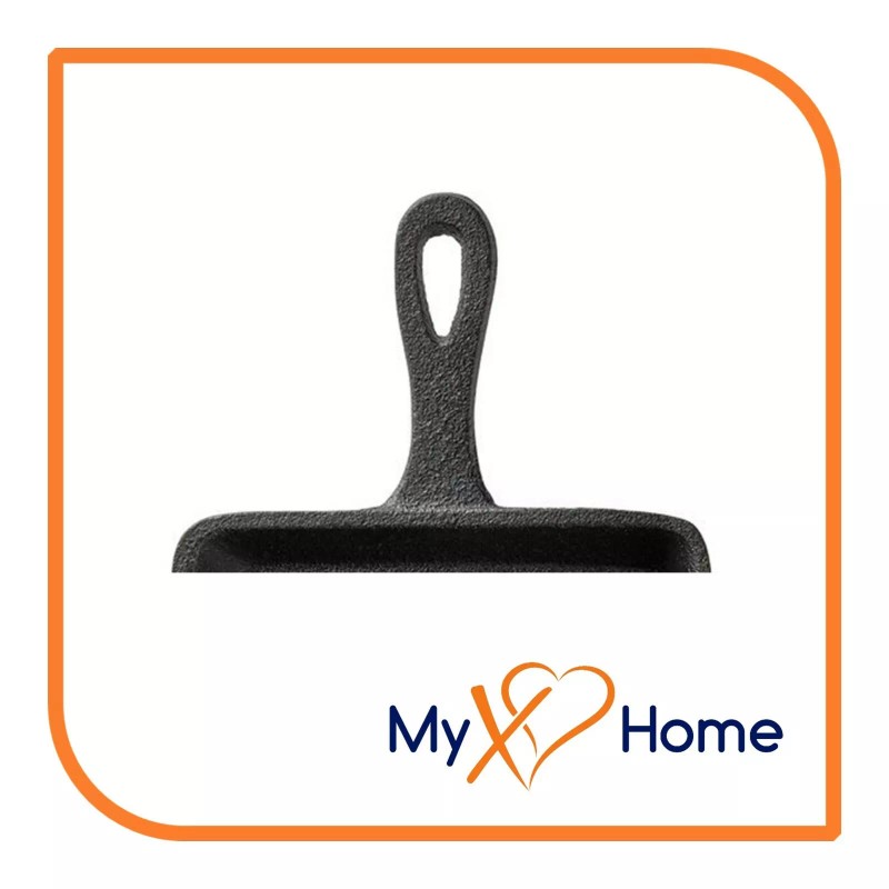 MyXOHome 5" x 4" Rectangular Cast Iron Frying Pan /