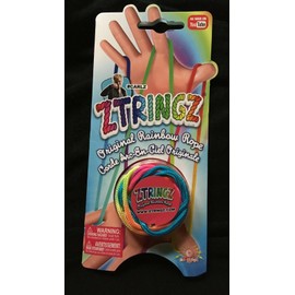 Nowstalgic Toys Ztringz Original Rainbow Rope Finger Twist Toy, You Can Make 45 Ztringz Figures