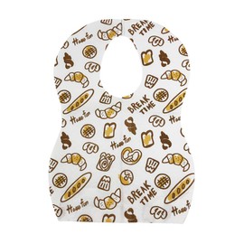 Shinsei International Baby Aprons 25 Pack Bakery Disposable Portable Double Layers Protection Against Dirt and Water
