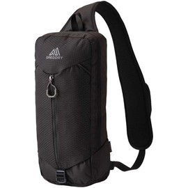 Gregory Official Nano Sling Body Bag, Lightweight, Large Capacity, Optic Black