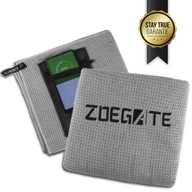 Zoegate Sporthandtuch Fitness-Handtuch fürs Fitnessstudio Mikrofaserhandtuch Mikrofaser Handtücher mit Reißverschluss-Taschen Gym Handtuch Fitness Handtücher