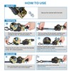 Auto Retractable Ratchet Tie Down Straps Bolt-On Transom Strap