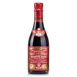 Giusti Italian Balsamic Vinegar of Modena IGP - A Matured, Thick & Balanced Authentic Italian Aceto Balsamico di Modena - 3 Gold Medals Gran Deposito Made in Italy - 8.45 fl oz (250ml) - Pack of 1