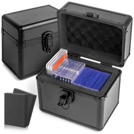 Pulchra Graded Card Storage Box, Top Loaders Case, Sports Trading Boxes, Slab PSA MTG CSG BGS SGC Magnetic Holder, Waterproof Carrying Collector Storage