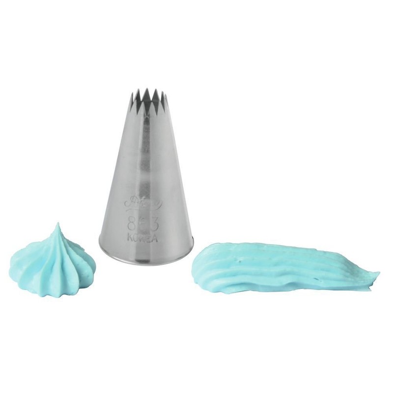 Ateco Steel French Pastry Tip - #863