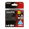 Trend Professional 93 mm Delta Sanding Pads for Multi-Tools, 80