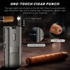 SCARRA Cigar Lighter Built-in Cigar Holder, Cigar Draw Enhancer, One-Touch