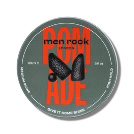 Pomada Men Rock - Fijación Alta - Brillo Medio - Pomada para el Cabello de Hombres - Arcilla para el Cabello de Hombres - Crema para Peinar - 90 ml
