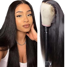 2 GS 13X6 1B ST Lace Frontal Human Hair Wig 24 Inch