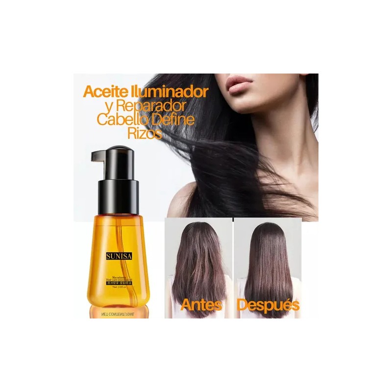 Tratamiento Cabello Anti Frizz Aceite Iluminador Rizos F
