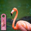 Bleib draußen Komm rein - Flamingo Door Hanger Funny Door