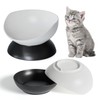 Raised Cat Bowls Whisker Friendly Melamine Elevated Cat Food Bowl