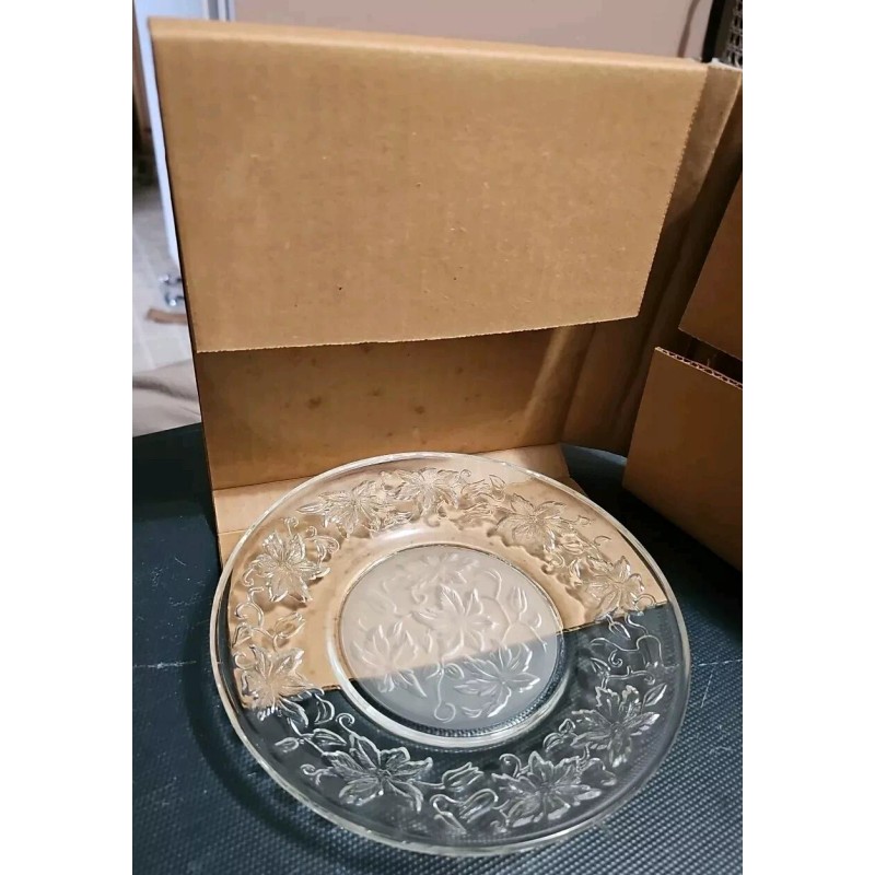Princess House Princess House Fantasia 4 Crystal Luncheon Plates #