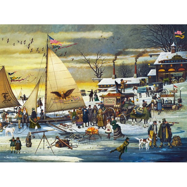 Buffalo Games - Charles Wysocki - Ice Riders on The