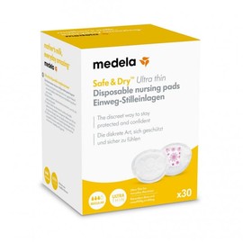 Medela Buy Medela Safe & Dry Ultra Thin Disposable Nursing Pads 30 Pack Online