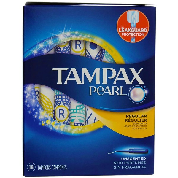 Tampons with Plastic Applicators Unscented Regular