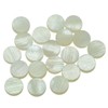 ROZILO 20pcs 4x2mm Natural White Mother of Pearl Shell Inlay