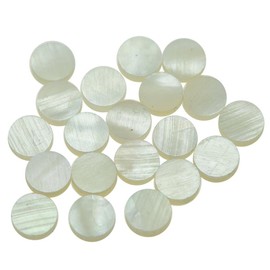 ROZILO 20pcs 4x2mm Natural White Mother of Pearl Shell Inlay Fingerboard Fretboard Dots For Guitar Bass Ukulele